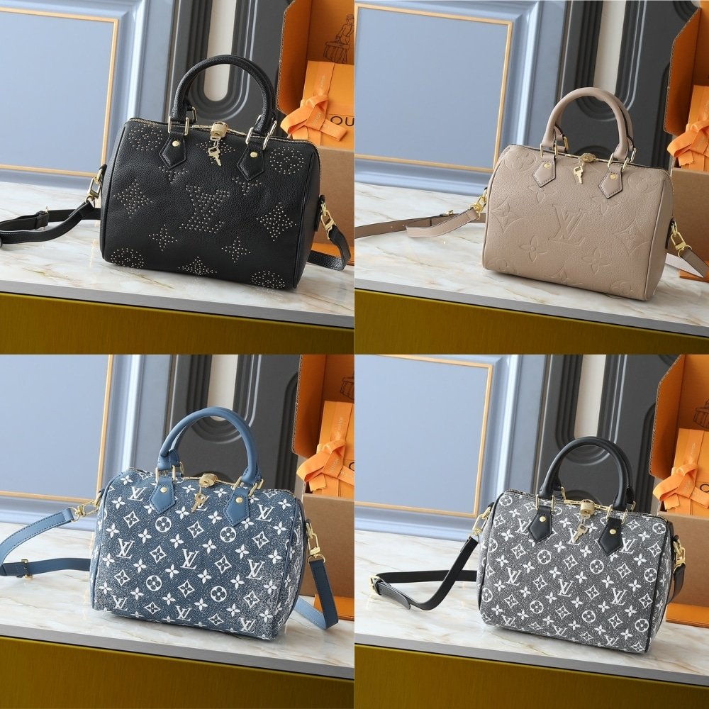L0vis Vvtt0n Speedy Bandoulière 25 Black 25Cm M46736