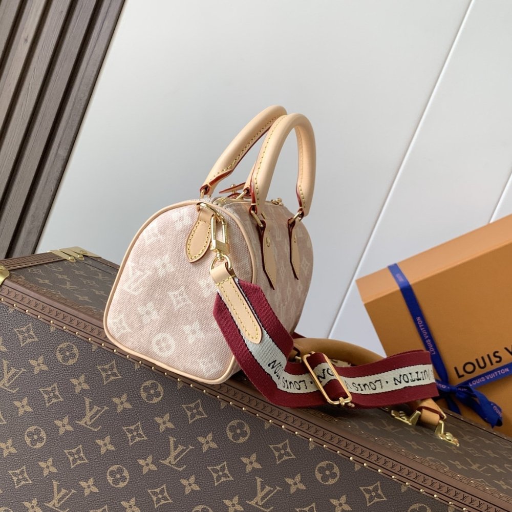 L0vis Vvtt0n Speedy Bandoulière 20 Meowgram Pale Pink 20Cm M15151