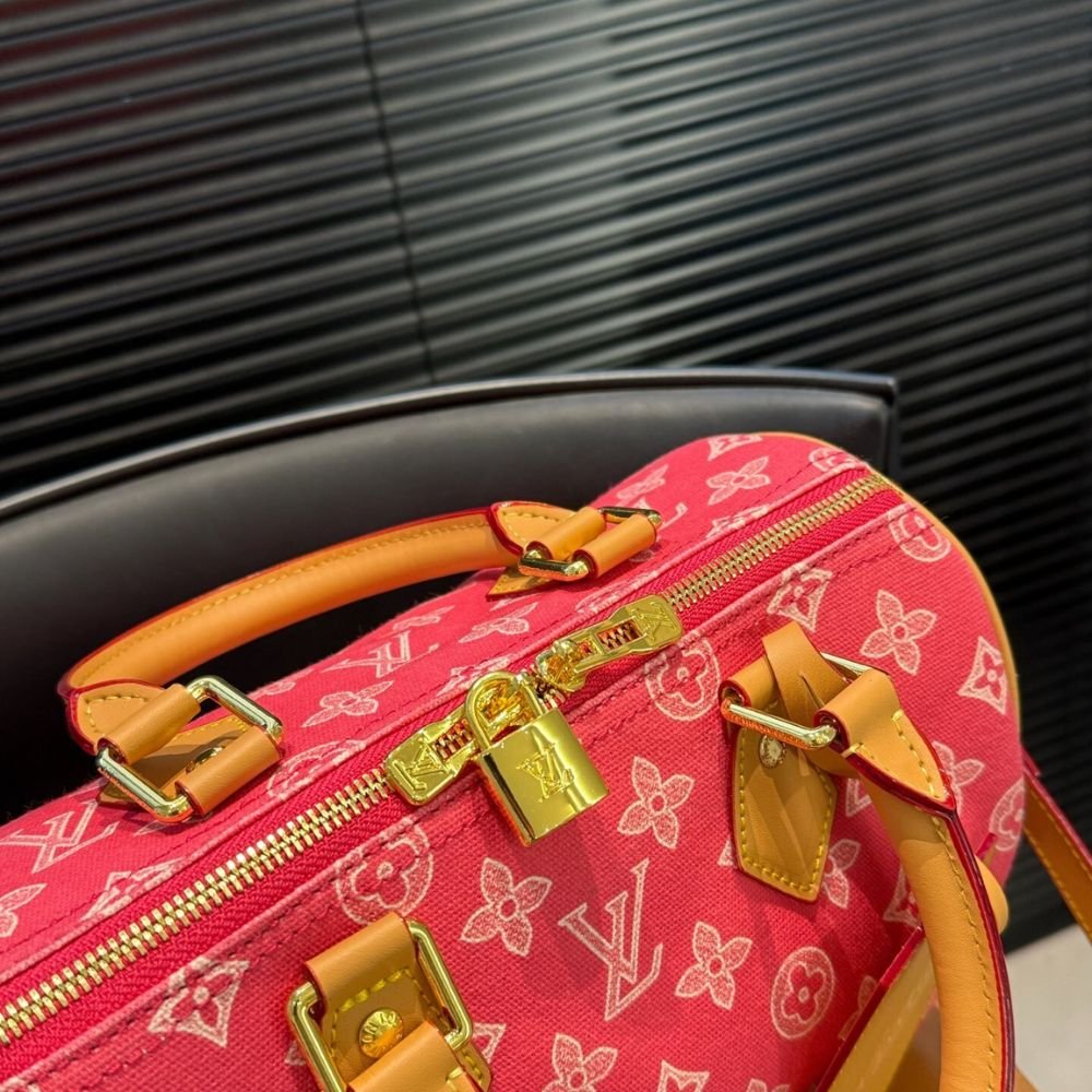 L0vis Vvtt0n Speedy Bandouliére 25 Monogram Origine Rose Ribbon Pink 25Cm M27528